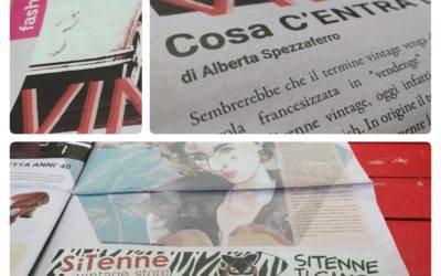 Alberta sul magazine freepress postit spiega le origini del Vintage